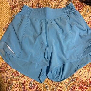 Lululemon Athletica Light Blue Athletic Shorts